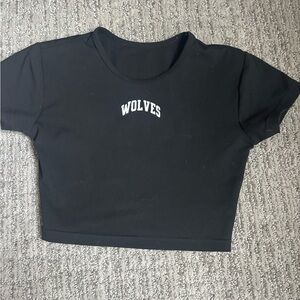 Darc Sport Black Wolves Crop Top